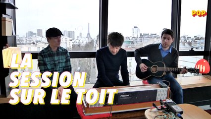 General Elektriks  rerend "Andy Warhol" de David Bowie pour la session sur le toit