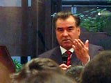 Emomali Rahmon in New York, 2008, part 1