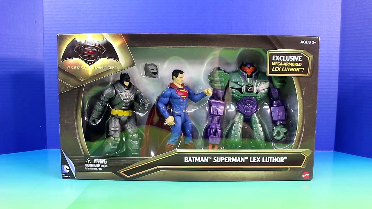 Batman Vs. Superman With Exclusive Mega Armored Lex Luthor DC Comics -  video Dailymotion