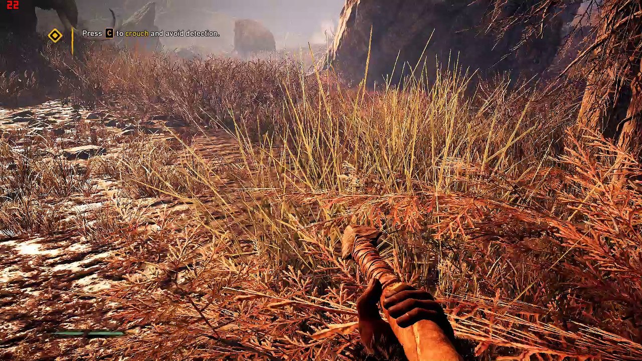 Far Cry Primal GTS 450 900p gameplay