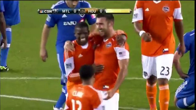 GOAL Will Bruin rewarded with wicked deflection Houston Dynamo vs Montreal Impact
