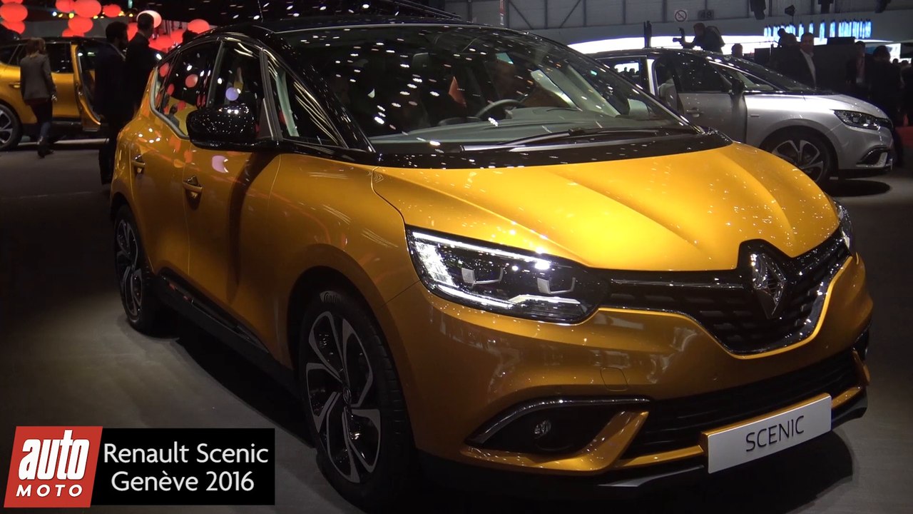 RENAULT SCENIC 4 GENEVE 2016 : tout sur le monospace anti-SUV