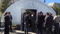 Vali Koçak, Şehit Polis Mustafa Çetin İçin Kurulan Taziye Çadırını Ziyaret Etti