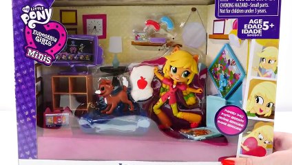 My Little Pony Applejack Slumber P-y Games _ MLP Equestria Girl Doll Toys 2016 DCTC