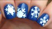 Nail Art Tutorial: Easy Snowflakes (using stencils)