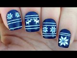 Nail Art Tutorial: Christmas Sweater / Fair Isle Print