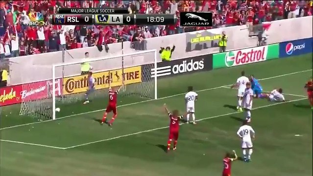 GOAL Saborio smooth finish puts RSL on the board Real Salt Lake vs LA Galaxy