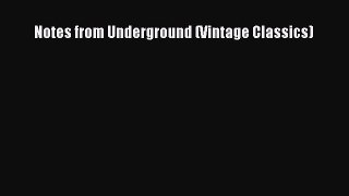 Download Notes from Underground (Vintage Classics) Ebook Free
