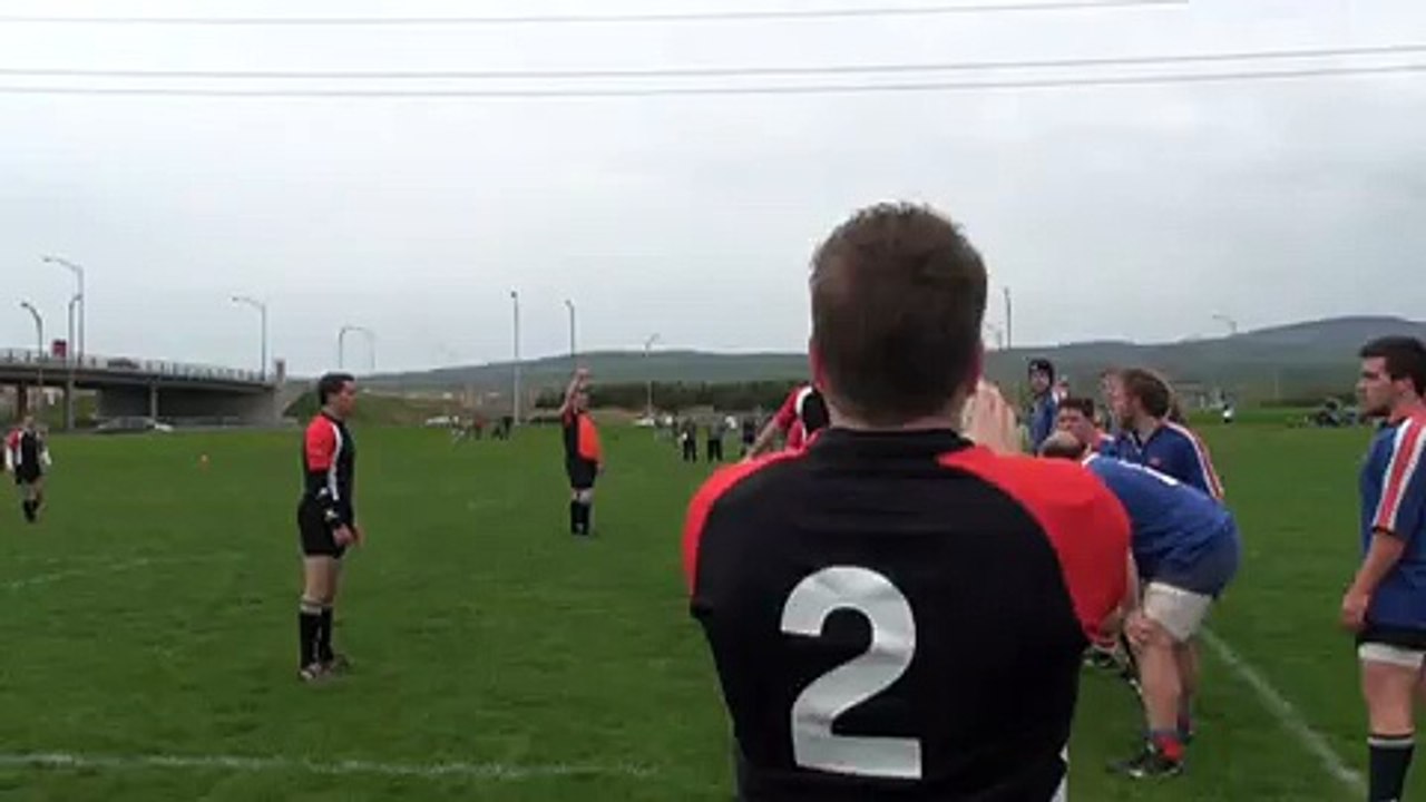 Andy crashes! CRQ Rugby