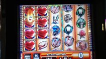 HEARTS OF VENICE Slot Machine with SUPER RESPINS and a BIG WIN Las Vegas casino