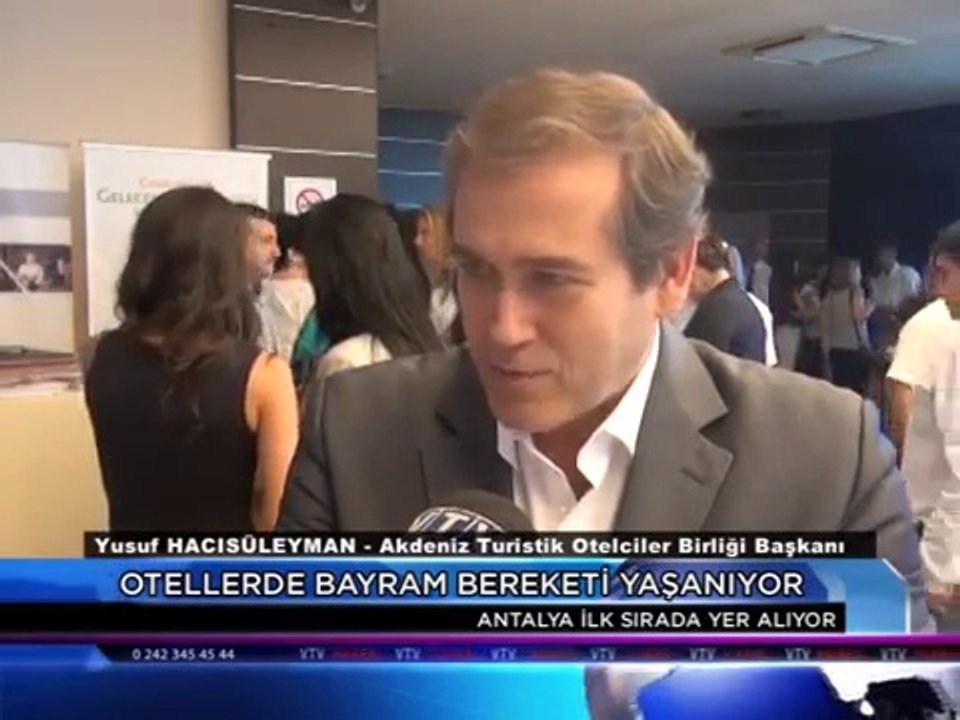 OTELLERDE BAYRAM BEREKETİ YAŞANIYOR / ANTALYA İLK SIRADA YER ALIYOR