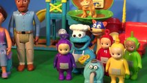Dora The Explorer has Play Doh Tacos with The Teletubbies and Cookie Monster Chef