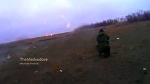 Ополченцы ДНР обстрел новичков / Donetsk militias firing on newcomers