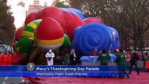 Wednesday Night Sneak-Preview of Macys Thanksgiving Day Parade