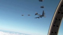 USAF B-52 Flight • Symbolic Show Of Force To N. Korea