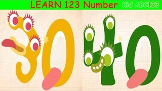 123 Number Learning for Kids - Counting 30 to 40