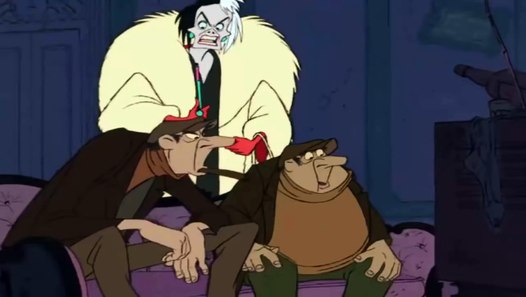 101 Dalmatians - Cruella orders Jasper and Horace to kill the puppies
