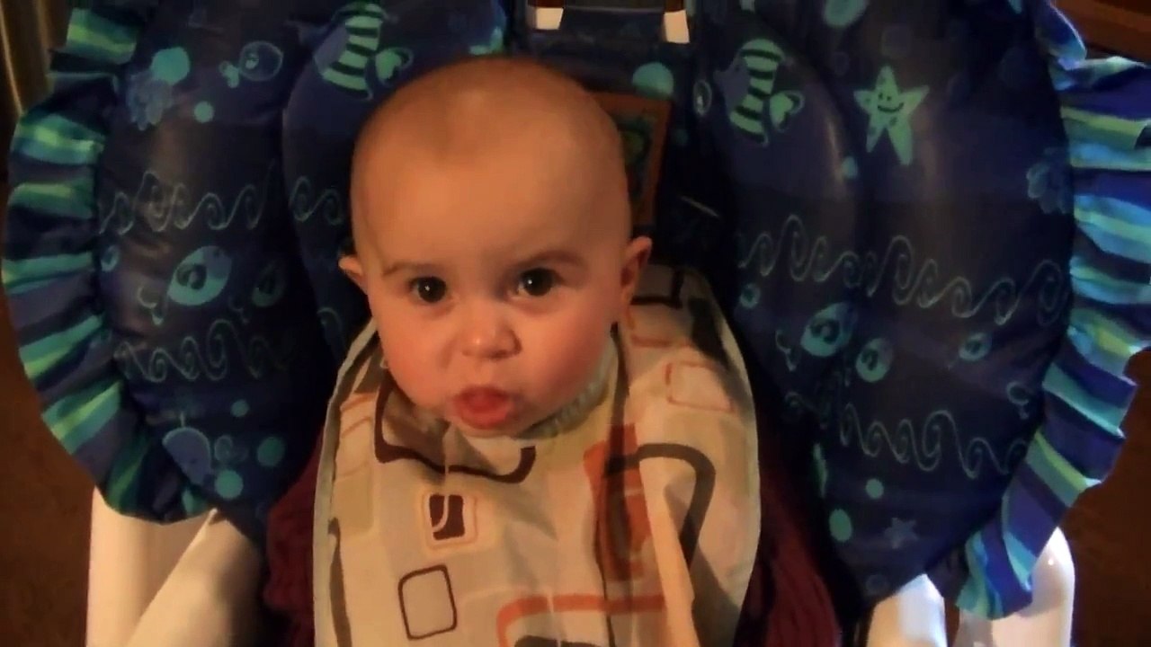 Emotional baby! Too cute!