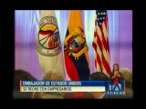 Embajador de EE.UU. en Ecuador se reunió con empresarios de Guayaquil