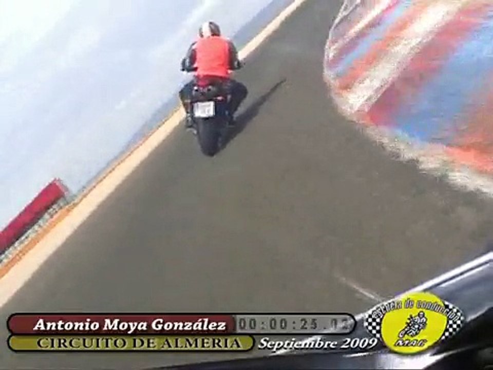 Antonio Moya en el Circuito de Almeria Septiembre 2009