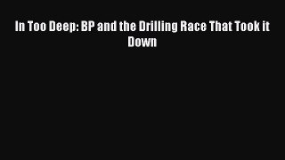 Read In Too Deep: BP and the Drilling Race That Took it Down Ebook Free