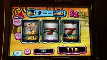 The Flintstones 3-Reel Slot - First Attempt, Live Play and Bonus Features in New WMS game