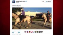 Yoenis Cespedes Rides Horse to Work