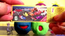 Play-Doh Funny Faces Googly Eyes Surprise Eggs Batman SpongeBob Cars - Ojos Saltones Huevos Sorpresa