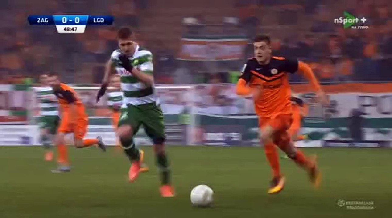Filip Starzynski Goal - Zaglebie 1 - 0 Lechia Gdansk - 01-03-2016