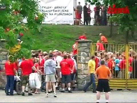 Motor Lublin Widzew Łódź 02.08.2008 wideo