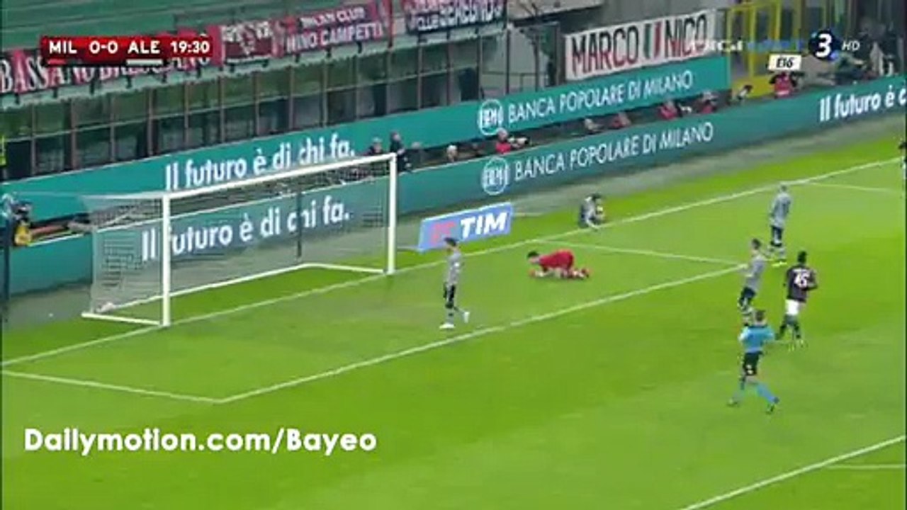 Half Time Goals | AC Milan 3-0 Alessandria - 01-03-2016