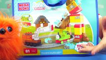 Mega Bloks Thomas and Friends Percys Brave Tale Playset Kids Toy Review [Sprout] [Dinosaurs]