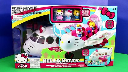 Hello Kitty Airplane Playset with Hello KItty Jodie and Fifi Just4fun290 Toys