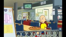 Caillou goes to the Chuck e Chesses and gets grounded