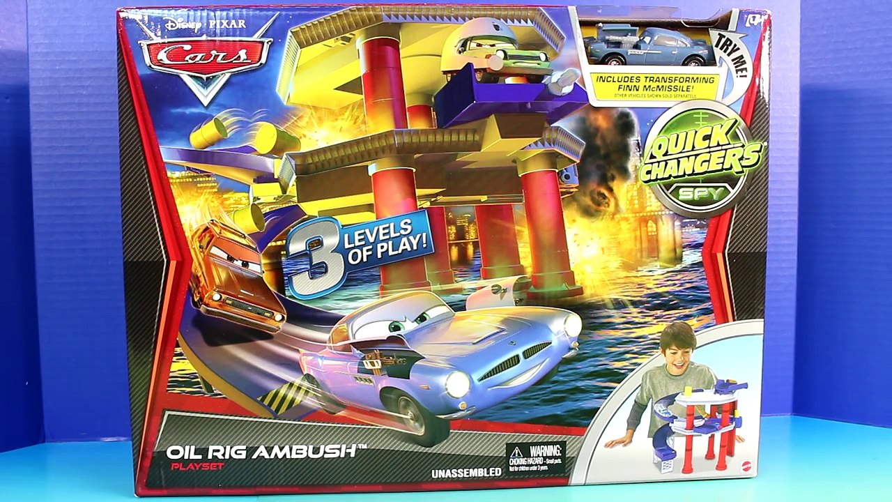 cars 2 oil rig playset