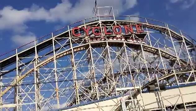 The Coney Island Cyclone Off-Ride Luna Park, New York