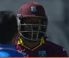 Killing Stare From Chris Gayle to Bowler