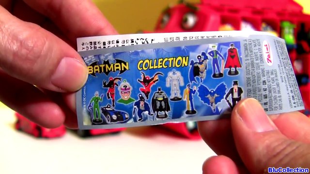 NEW BATMAN Choco Eggs Surprise 3-pack Zaini same as Ovetti Kinder Huevos Sorpresa DC Comics