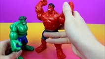 Marvel Avengers Assemble Red Hulk Rage Vs. Incredible HULK and Toy Story Sarges helicopter