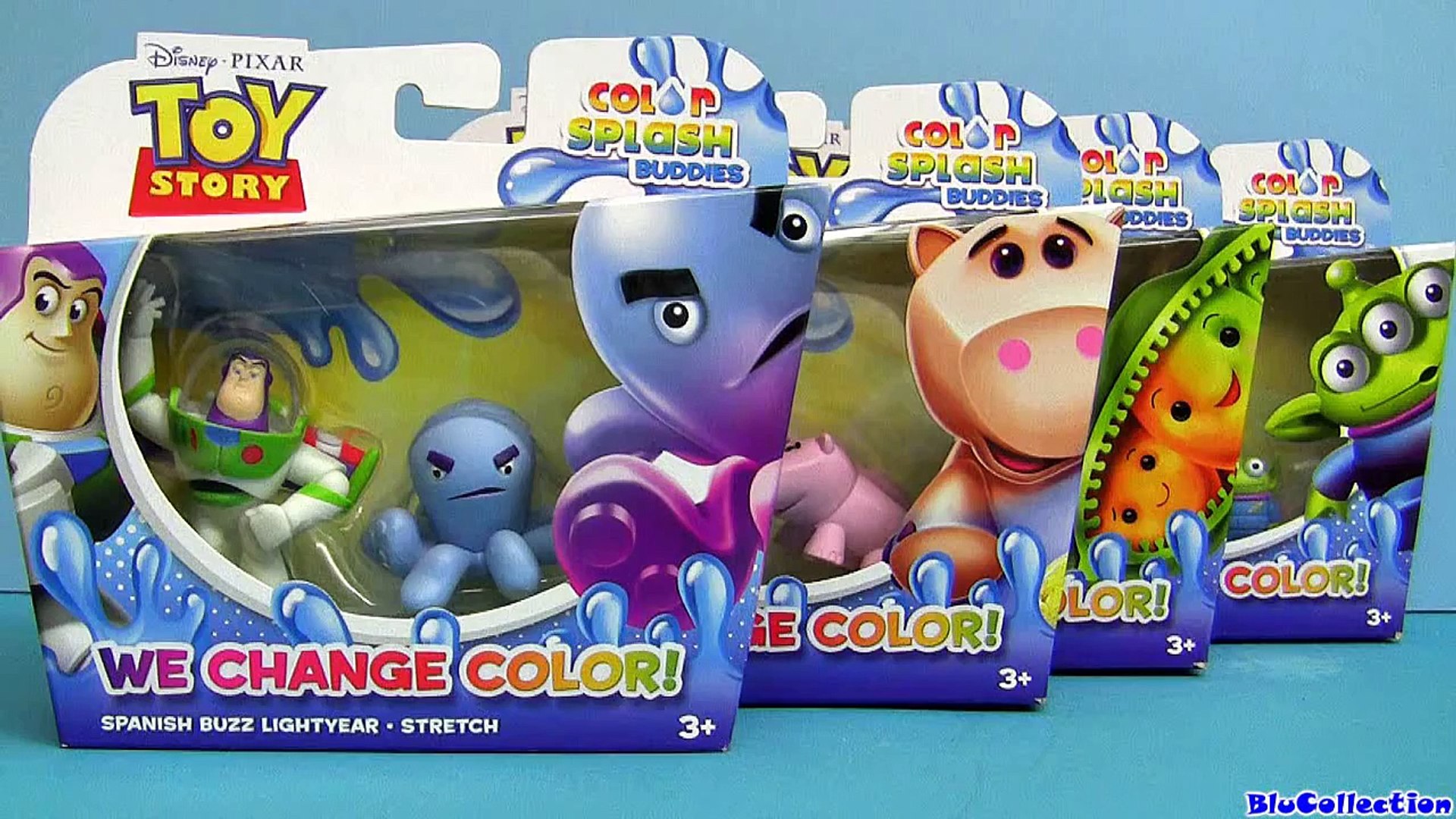 8 Color Changers Toy Story Splash Water toys review Disney Pixar
