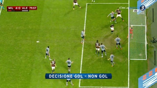 4-0 Alessio Romagnoli Goal Line T. Goal HD - AC Milan 4-0 Alessandria Coppa Italia 01.03.2016 HD
