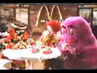 1984 Mcdonalds Grimace Commercial