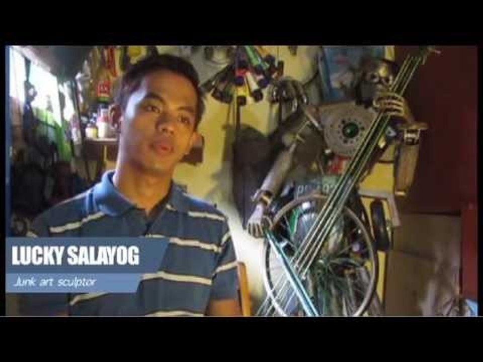 Lucky Salayog, portrait of a young starving artist in 'heavy metal'