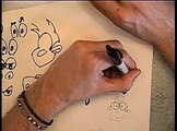 How to Draw Cartoon Characters : How to Draw the Head on a Cartoon Character