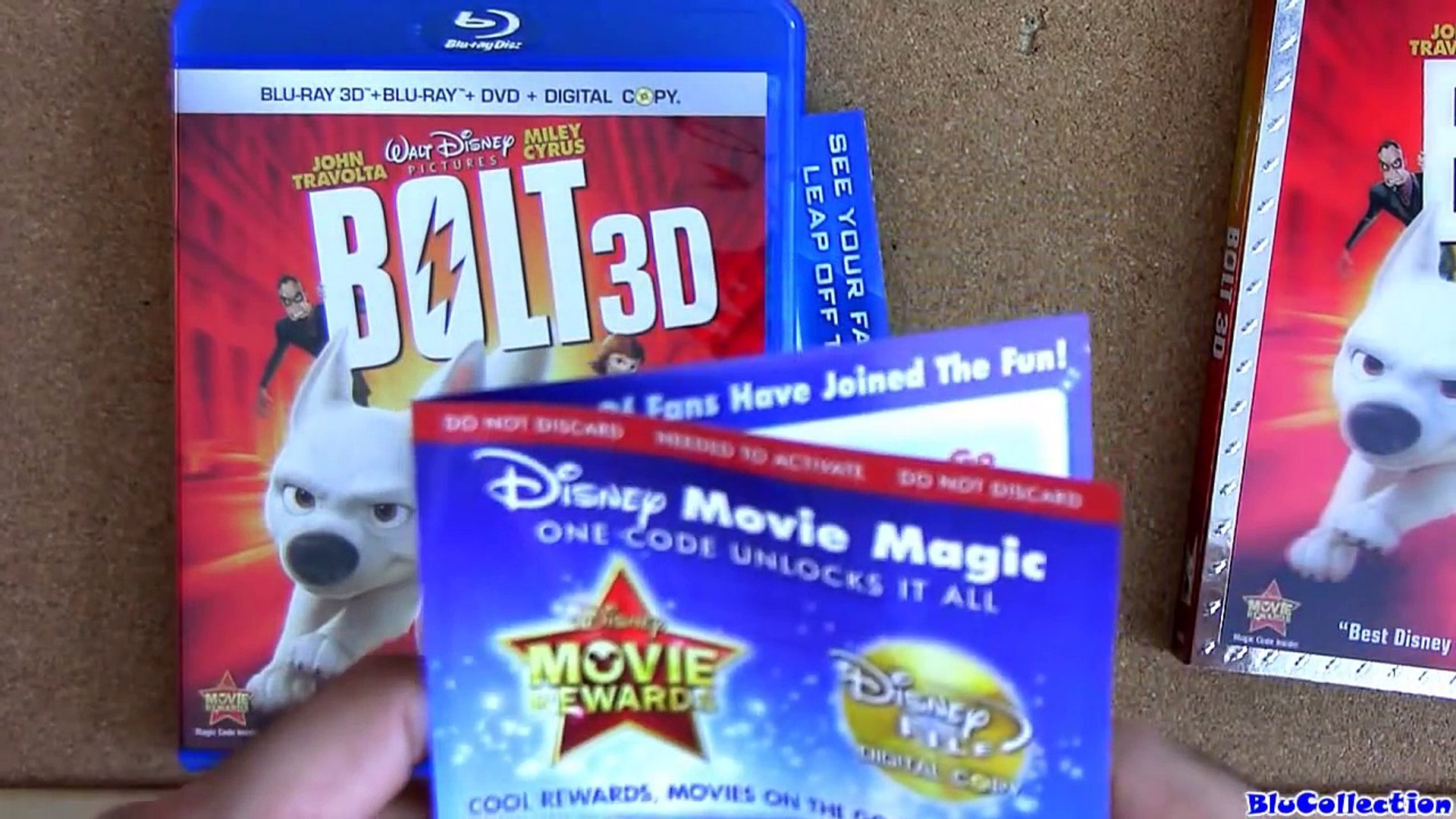 Disney Bolt 3d Blu Ray Unboxing Review 4 Disc Region Free Video Dailymotion