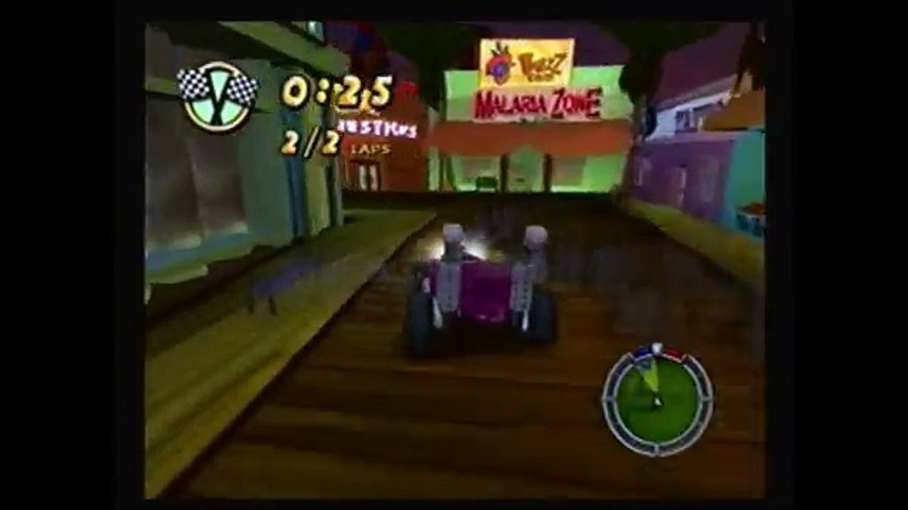 The Simpsons Hit and Run - Level 6: All Races (Playstation 2)