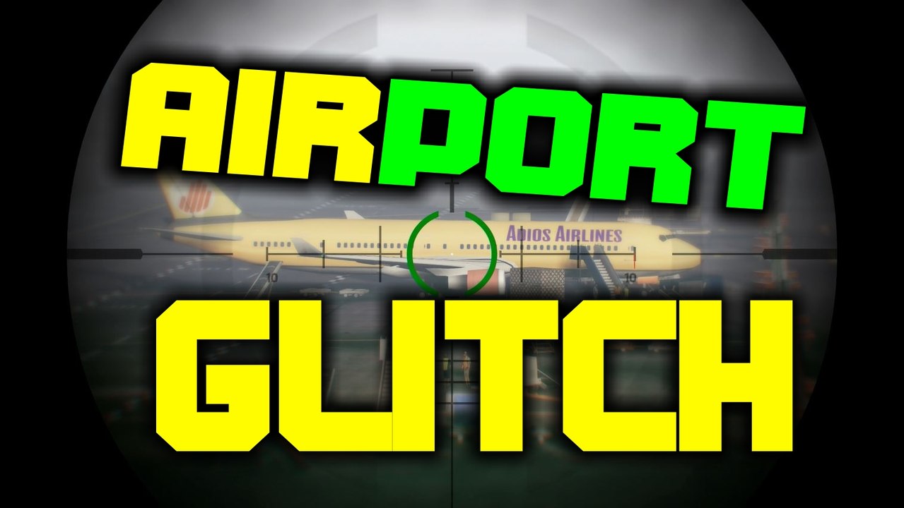 GTA 5 AIRPORT 'WALLBREACH GLITCH' GAMEPLAY GERMAN BRIAAAAA