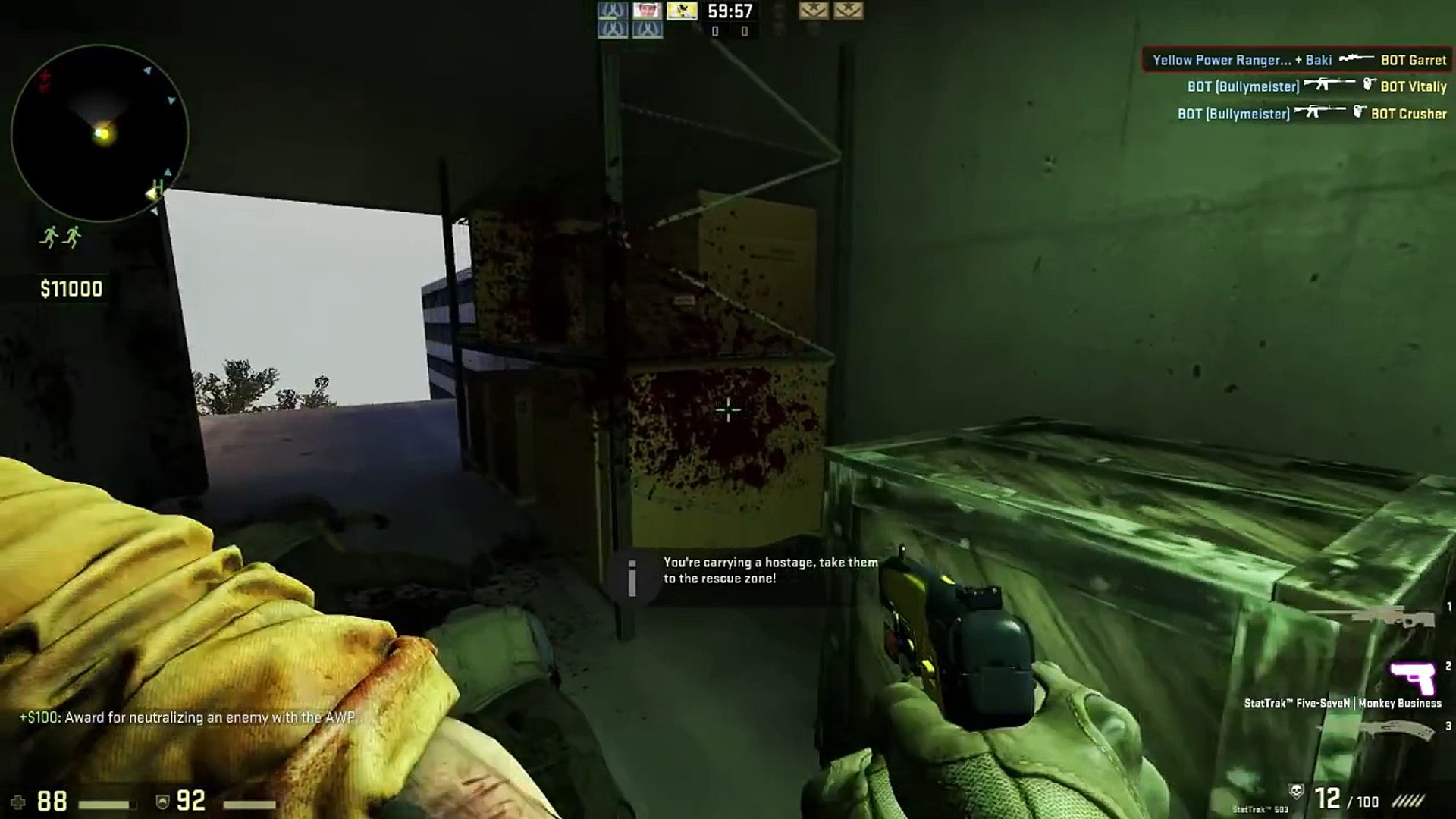 ⁣WATCH THIS VIDEO! :D EXTREME FUNNY TRAIN CRASH TROLL CSGO Funny Moments (Modded CS:GO Map/