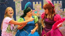 Real Life Disney Princesses Part 3 with Jasmine, Elsa, Anna, Cinderella and Rapunzel. DisneyToysFan