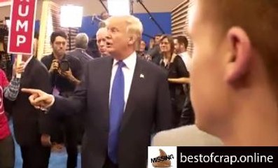 New Zealand TV3 reporter Patrick Gower meets Donald J. Trump -- gets fired.